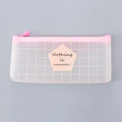 Pencil Case 1 шт. сумка для ручек с буквами Новинка канцелярская ручка чехол студенческий симпатичный Карандаш сумка высокой емкости кавайный пенал сумка, школьные принадлежности - Цвет: Pencil Case