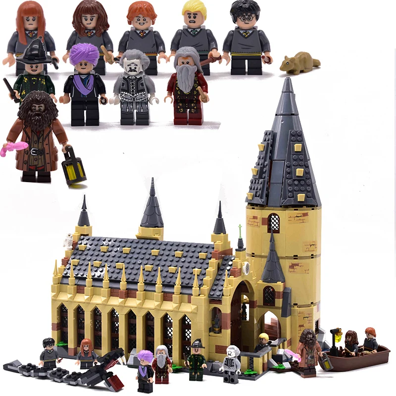 

983pcs Hogwarts Castle Voldemort Technic Harries Potterlys Legoeds 16052 Technic Building Blocks Figures Kids Marvels Toy Gifts