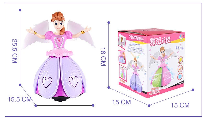 Electric Flash Music Hyun Dance Rotating Toy Dancing Princess Electric Universal Lighting Music Toy