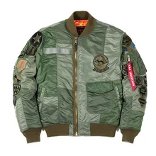 Мужская летная куртка на весну и осень, тонкая воздушная сила, одежда, свободные рабочие, Студенческая бейсбольная форма bf