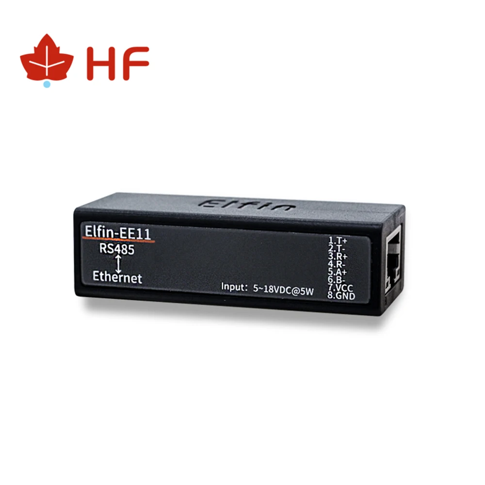 HF Elfin EE11 последовательный мини сервер RS485 для Ethernet Modbus TCP HTTP RJ45 конвертер со встроенным веб