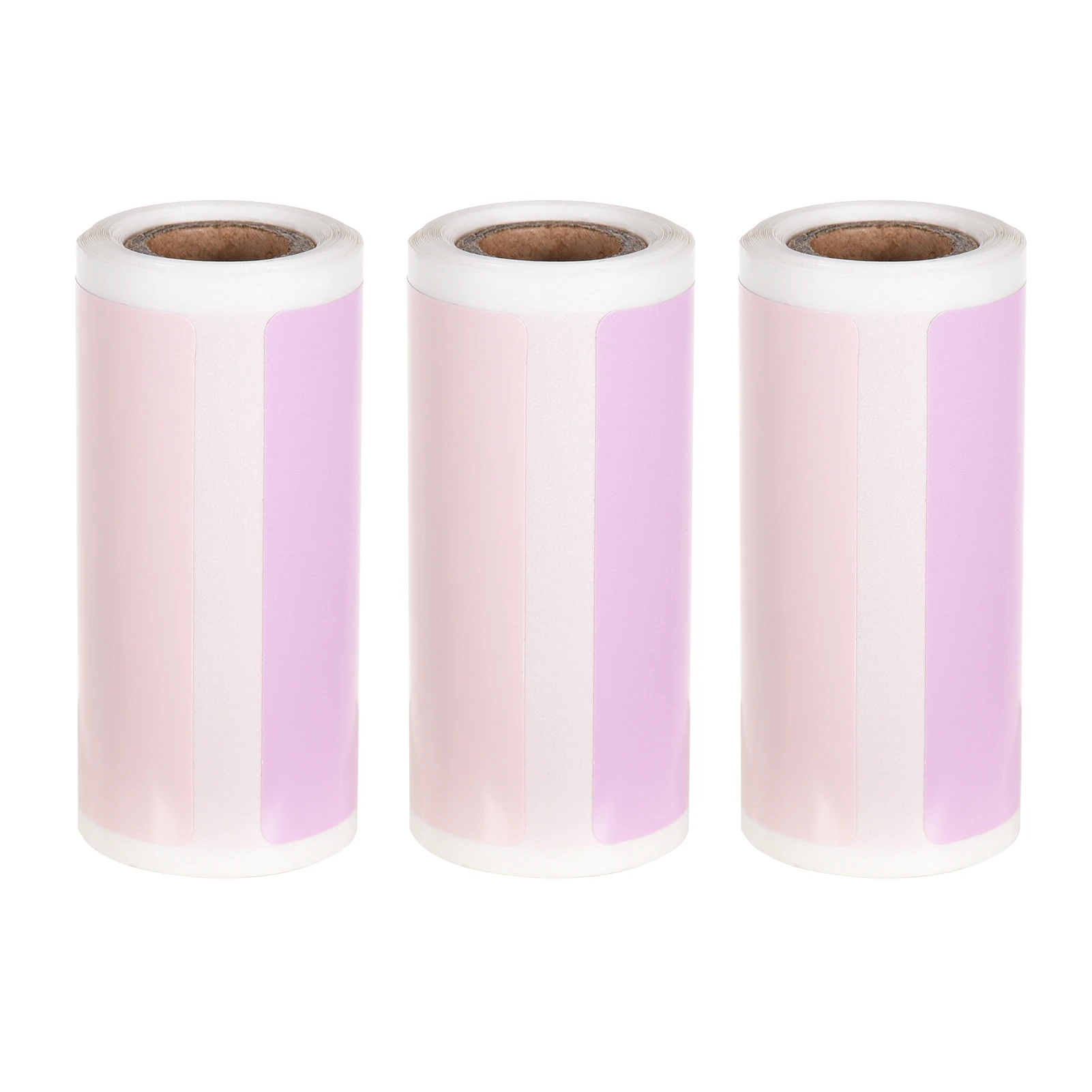 Rollo de papel adhesivo térmico, sin BPA, 2x1,2 pulgadas, 100 etiquetas/rollo para impresora térmica PeriPage Poooli, 3 rollos