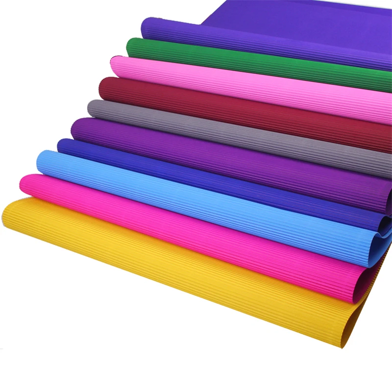 Children's Hand-made Origami Paper Diy Corrugated Paper 50*70cm Artistic Hand Folding Craft Paper Christmas 2mm