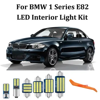 

15Pcs100% White Error Free Canbus For BMW 1 Series E82 Coupe LED Interior Dome Map Trunk Light Kit (2007-2013)