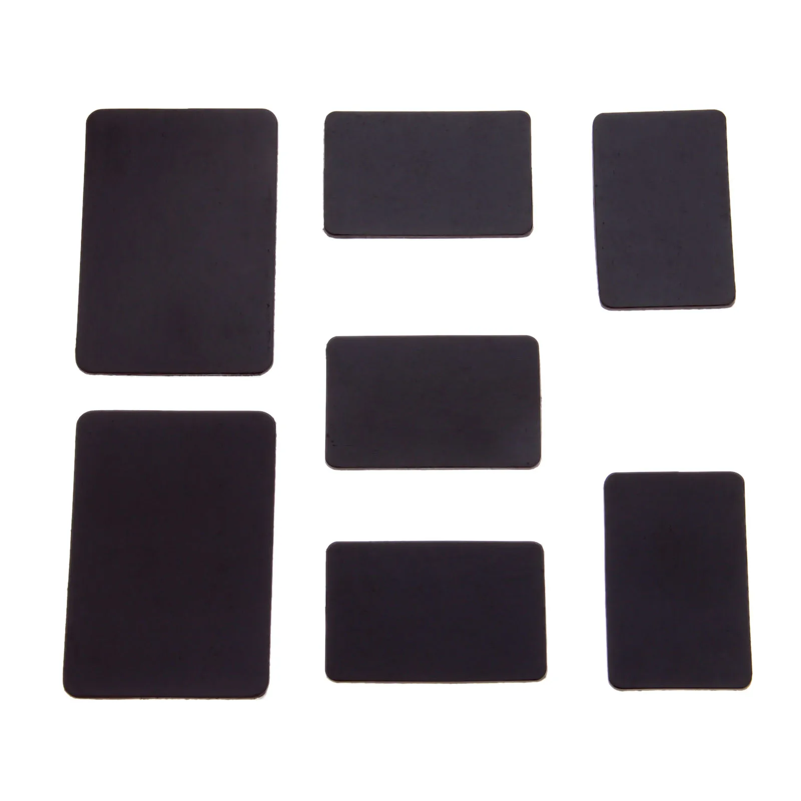 직사각형 자석 냉장고 스티커, 유리 카보숑 냉장고 자석, DIY 냉장고 자석, 칠판 스티커, 5 개, 2 개