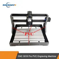 Deadalus CNC 3018 Pro PVC DIY Мини гравировальный станок с ЧПУ поддержка автономного лазерного выхода 2 p/3 p поддержка PWM ttl