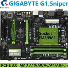 Gigabyte GA-G1.Sniper a88x 100% original placa-mãe soquete fm2 fm2 + ddr3 64ggb usb3.0 pci-e 3.0 desktop computador mainboard atx usado