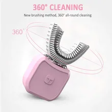 USB автоматическая зубная щетка 360 градусов ультразвуковая Вибрация электрическая зубная щетка ленивого человека инструмент для отбеливания зубов