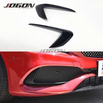 

Black & Silver For Mercedes Benz CLA Class CLA260 CLA220 2017 Car Front Side Bumper Fog Light Airvent Splitter Trim