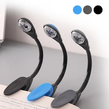 

Portable Travel Book Reading Light Lamp Mini LED Clip Booklight Flexible LED Clip Booklight Book Reading Light