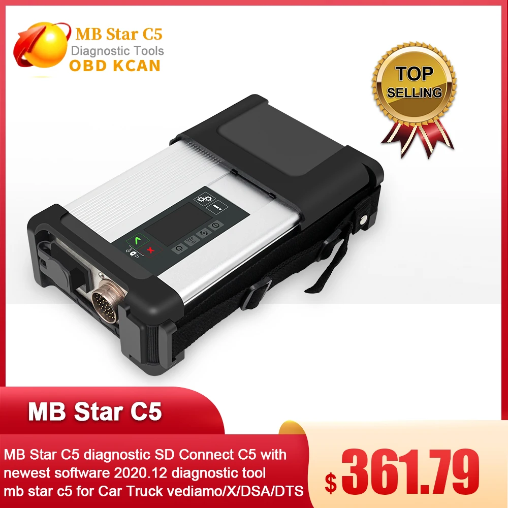 Диагностический инструмент MB Star C5 SD Connect с новейшим программным обеспечением 2020 12