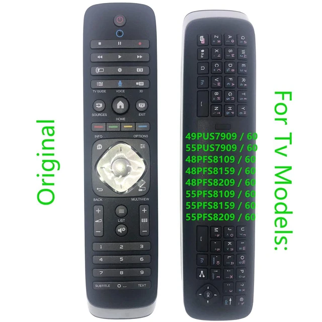 Original Voice Keyboard Remote Control YKF355-010 310RLREM00000101TP For  Philips 3D Smart Tv 49PUS7909/60 55PUS7909/