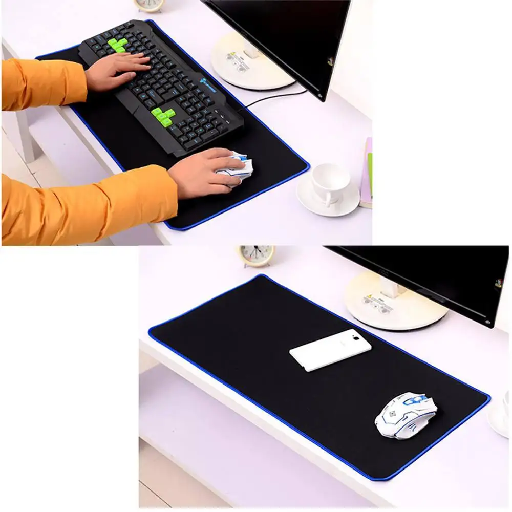 Extra Large Size Mouse Pad Gaming Mousepad Anti-slip Natural Rubber Gaming Mouse Mat with Locking E