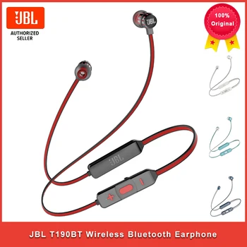 JBL T190BT Wireless Bluetooth Earphone Sport Earbuds Pure Bass Sound Magnetic Headset 3-Button Remote With Mic for Smartphones 1