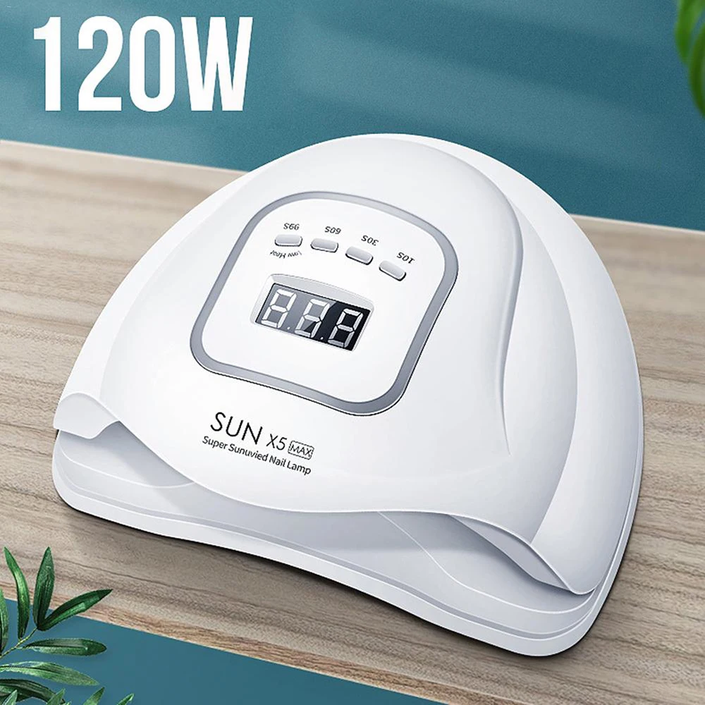 EU Plug 120 Вт 45 светодиодный s SUN 5X Plus светодиодная УФ лампа для ногтей светильник