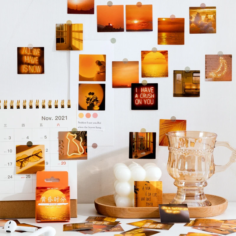 Канцелярские наклейки 46 шт. в виде вечернего солнца | Дом и сад