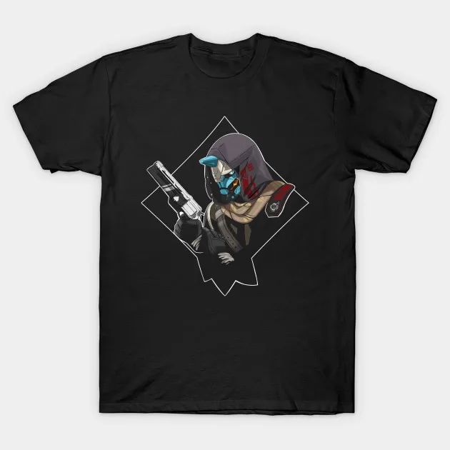 Мужская футболка Cayde 6 женская мужские хлопковые футболки Harajuku | одежда