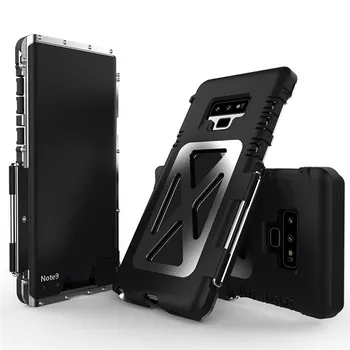 

Shockproof Metal Armor Case For Samsung Note 9 Case Luxury Stainless Steel Back Cover Coque For Samsung Galaxy Note 9 8 5 Funda