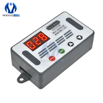 

Digital Trigger Cycle Timer Delay Relay 3 Bit LED Digit Tube 4 Switch Button For Car Dual MOS Delay Microcontroller Case