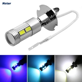 

Nstar 1PC H3 10 LED Auto Headlight Bulbs Turn Fog Lights Head Lamp Fog Light Bulb Car Accessories For E90 E46 E36 002