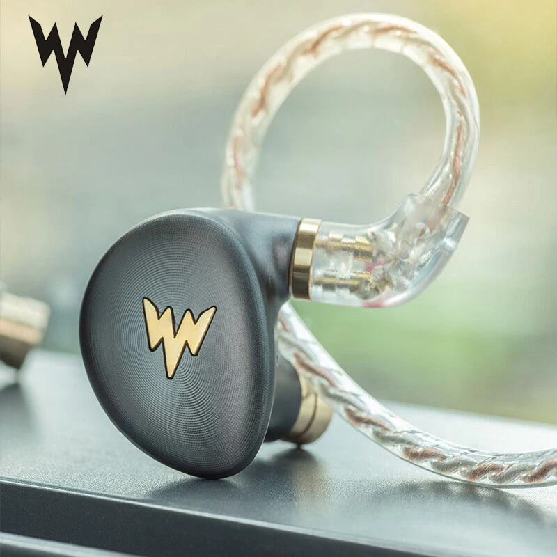 Tanie ThundeaL HiFi hi res zestaw słuchawkowy A HE03 soczyste słuchawki basowe dynamiczny hybrydowy 2 Knowles armatura czysty dźwięk Metal w uchu słuchawka