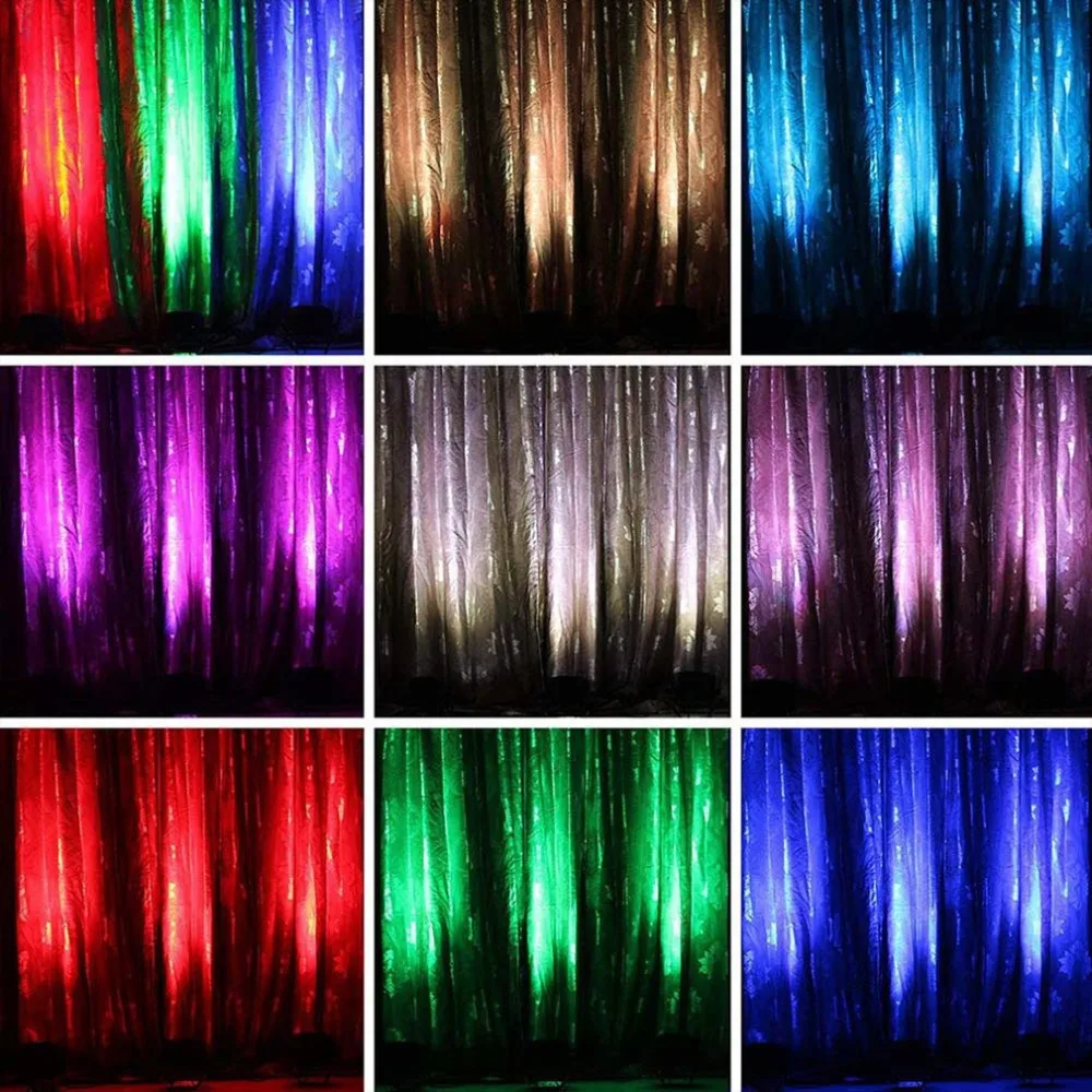 ICOCO 18 Вт Высокая мощность сценический свет RGB 7 режимов DMX управление светодиодный звуковой активированный светодиодный Par огни сценический эффект освещение для вечерние DJ