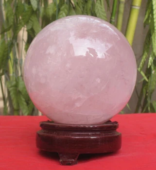 

+++---429+++NATURAL ROSE QUARTZ CRYSTAL SPHERE BALL Healing
