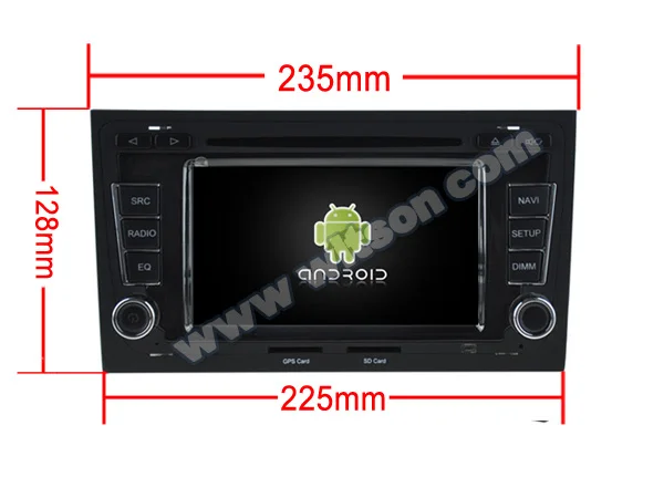 6," Android 9,0 Pie OS автомобильный DVD Мультимедиа Навигация gps радио для Audi RS4 2002-2008& Audi S4 2002-2008& Audi A4 2002-2008