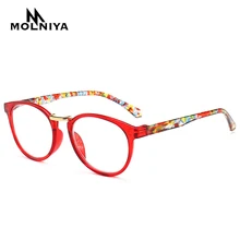 MOLNIYA очки для чтения для женщин и мужчин Ретро мода дальнозоркость рецепт очки+ 1,0+ 1,5+ 2,0+ 2,5+ 3,0+ 3,5+ 4,0 диоптрий