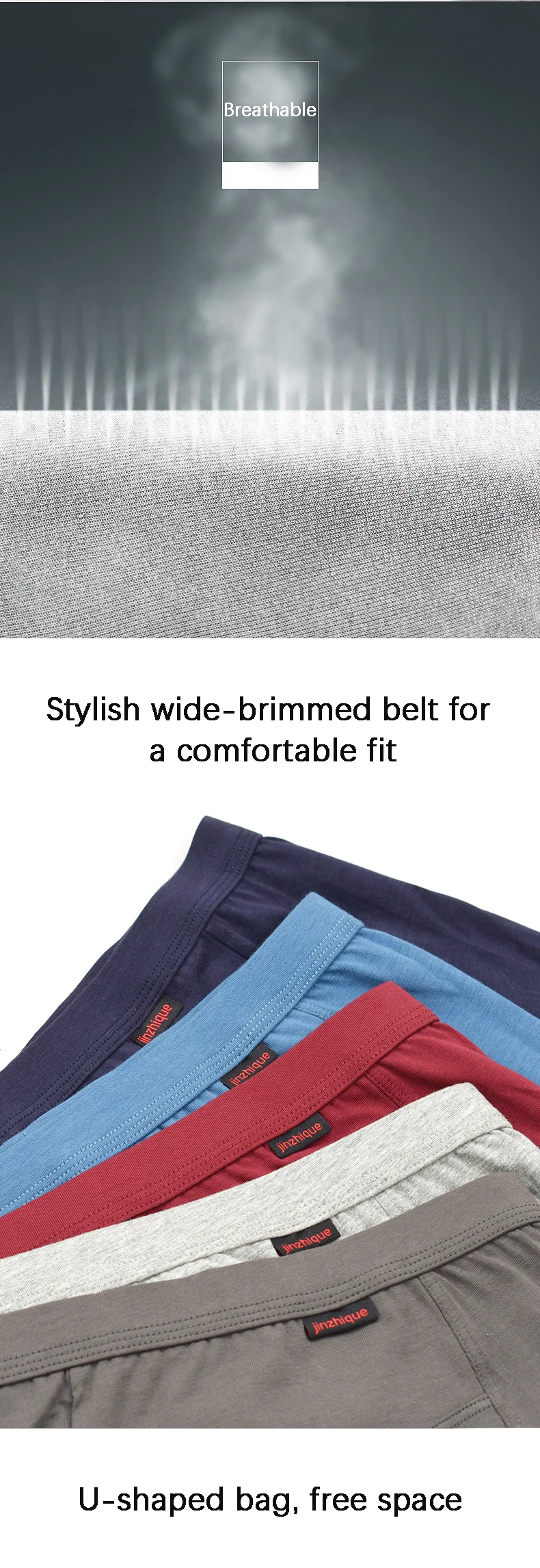 DEWVKV Men's Panties Cotton Men's Underwear Boxers Breathable Mens Boxer Solid Underpants Comfortable Brand Shorts The New LPY