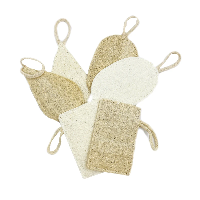

100% Natural Loofah Sponge Exfoliating Facial Body Scrubbers Pad Loofa Sponges Brush Scrub Cleansing Skin Lofa Compostable Scrub