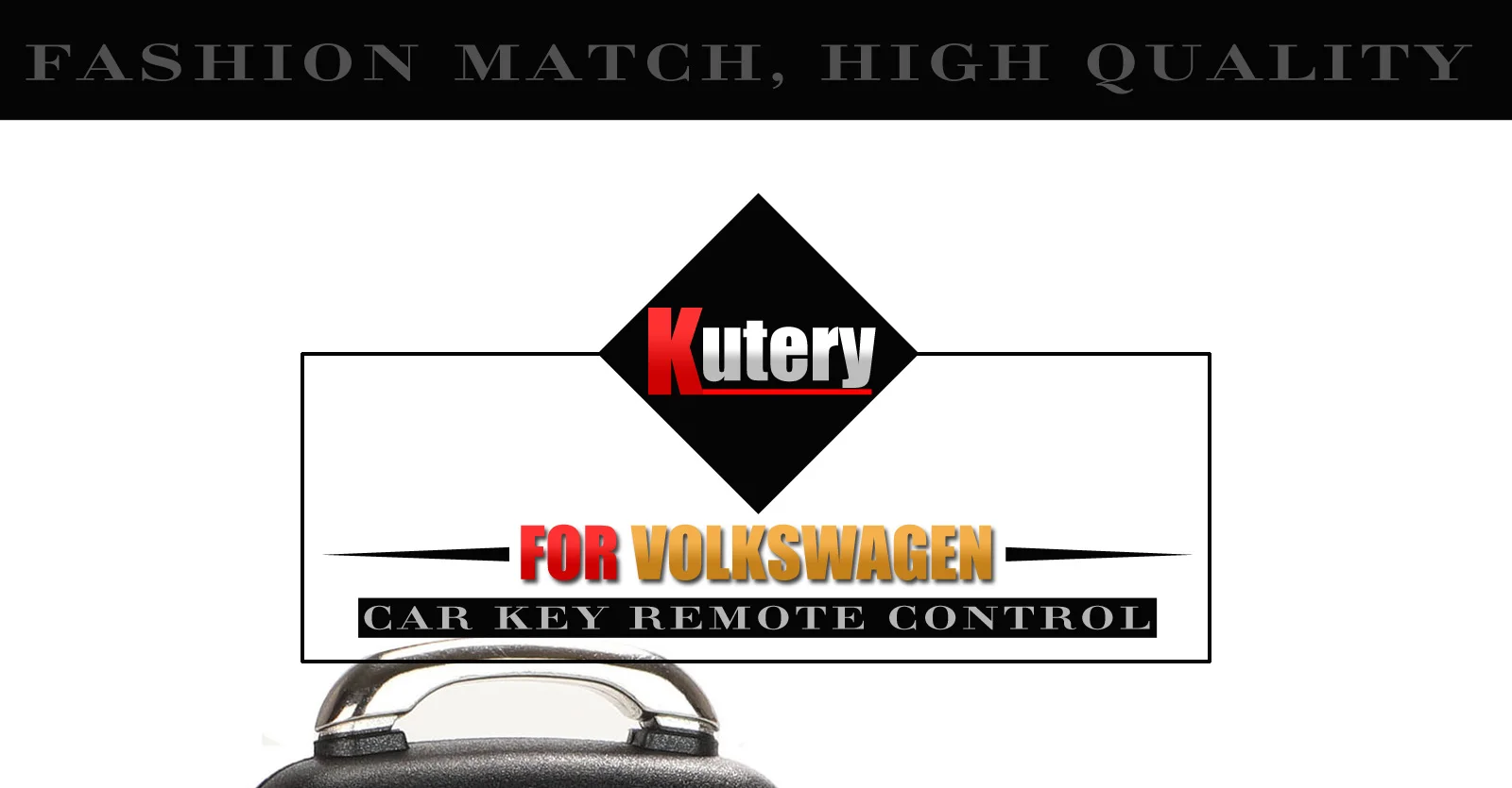 Kutery 10 шт. 2 кнопки флип дистанционный брелок 434 МГц ID48 чип для VW Beetle Bora Golf Passat транспортер поло T5 1J0 959 753 AG