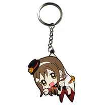 Брелок с фигурками из мультфильмов эпоксидные милые Подвески завод настраиваемый креативный мультфильм силикагель брелок ПВХ мягкий Silcone