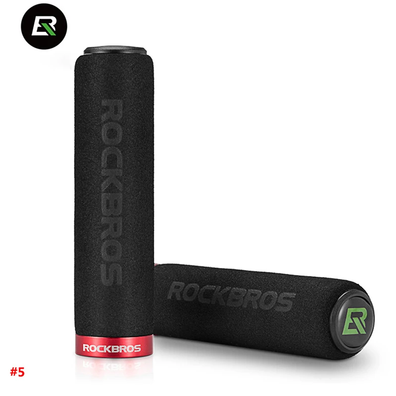 ROCKBROS MTB велосипедные ручки силиконовые губки Анти-занос, удар-поглощающие сверхлегкие мягкие велосипедные ручки велосипедные аксессуары