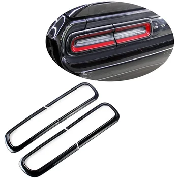 

Fit for Challenger Tail Light Lamp Cover Rear Trim for Dodge Challenger 2015 Up Carbon Fiber Grain