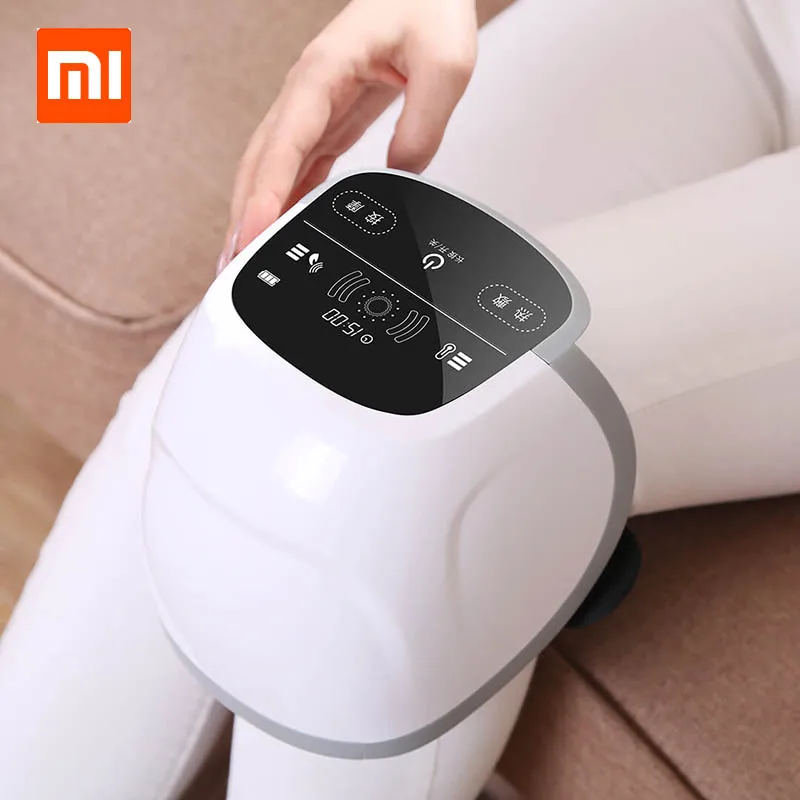 Xiaomi Мини умный коленный Массажер для плеч объемный нагревательный пресс красный