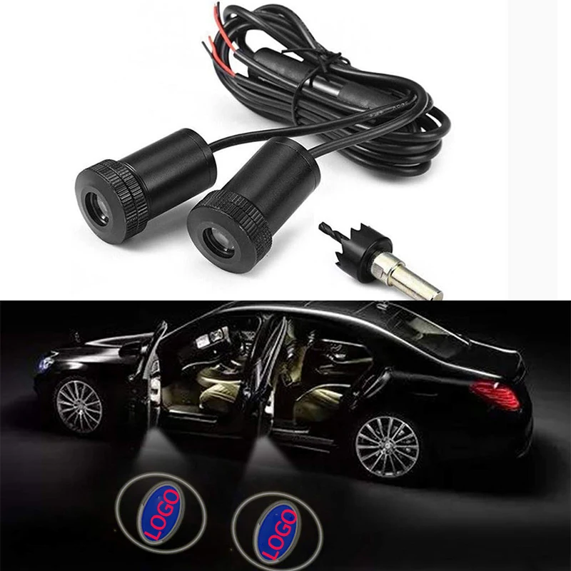 

2pcs Led car door light For Chevrolet Silverado 1500 HD 2500 3500 Logo Laser Projector Light Accessories 5W