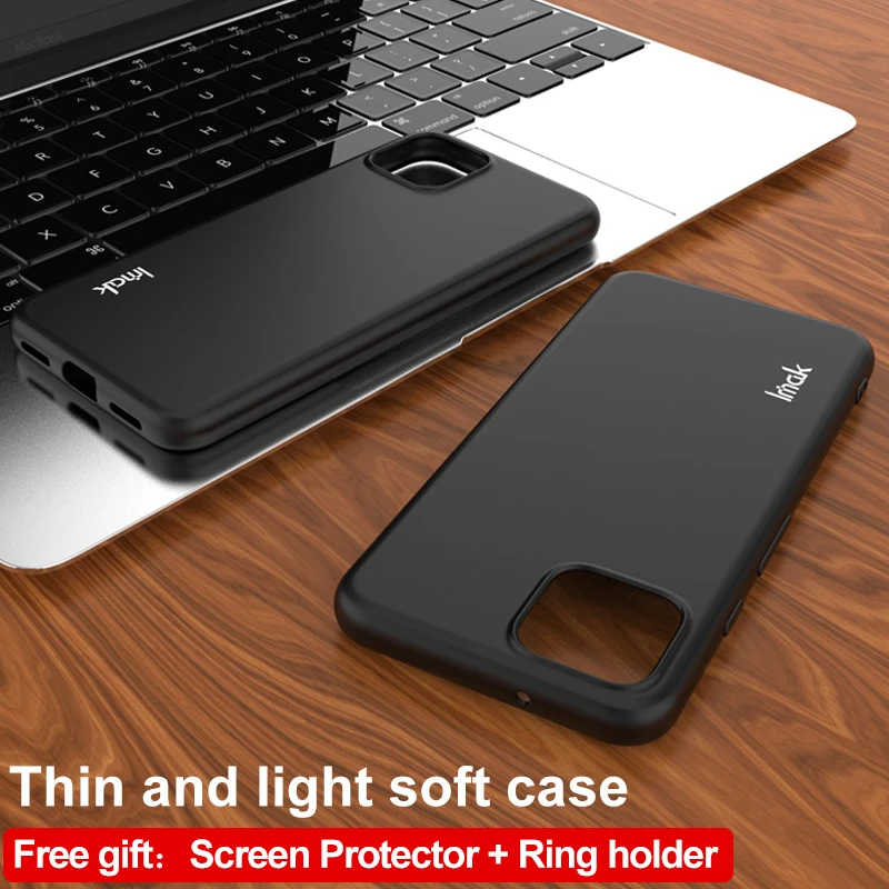 IMAK For Google Pixel 4 XL Case Shockproof Silicone Soft Transparent TPU Case Back Cover Case For Google Pixel 4 Pixel4 XL