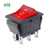 KCD4 1PCS Rocker Switch Power Switch ON-OFF-ON 3 Position 6 Electrical equipment With Light Switch 16A 250VAC/ 20A 125VA ► Photo 3/6