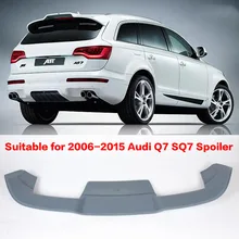 Для спойлера на крышу Audi Q7 SQ7 2006- высокое качество карбоновое волокно заднее стекло задние губы крыло Q7 ABT Стиль автомобиля спойлер автозапчасти