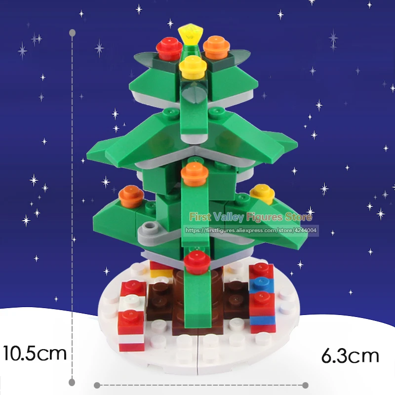 

Christmas Tree Decorations for Home Santa Claus Marvel Action Figure Deadpool Building Blocks Toys for Children RZ101
