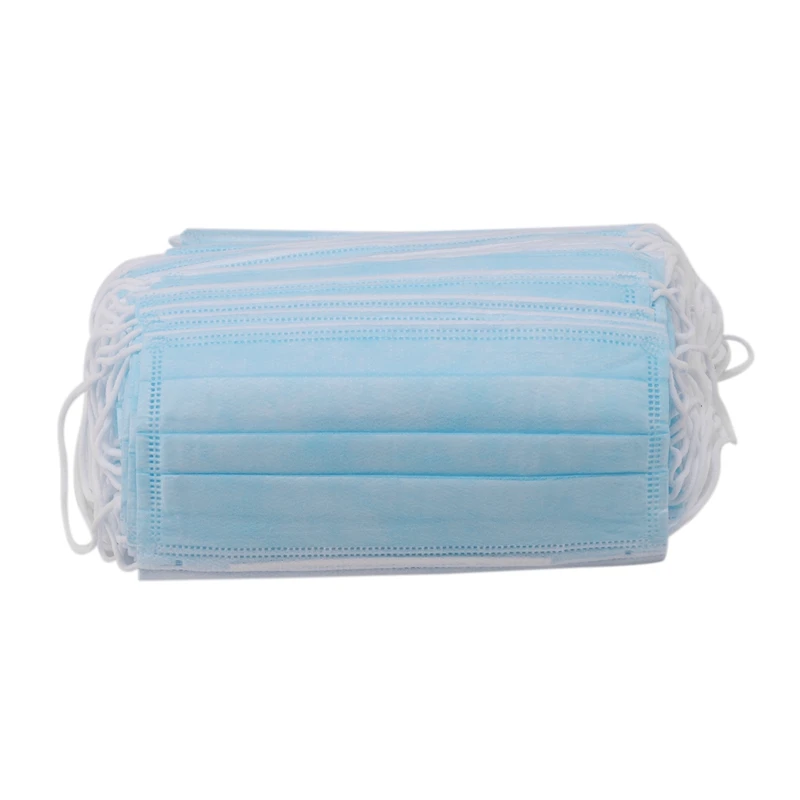 

50 Pieces / Box 3 Layers Non-Woven Dust Mask, Thick Disposable Mask