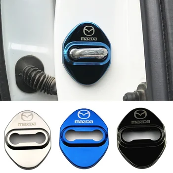 

Car Door Lock Cover Decal for Mazda Logo CX-4 CX-5 CX-3 Atenza Axela 3 6 Grand Tourer Protector Case Emblem Sticker Car Styling