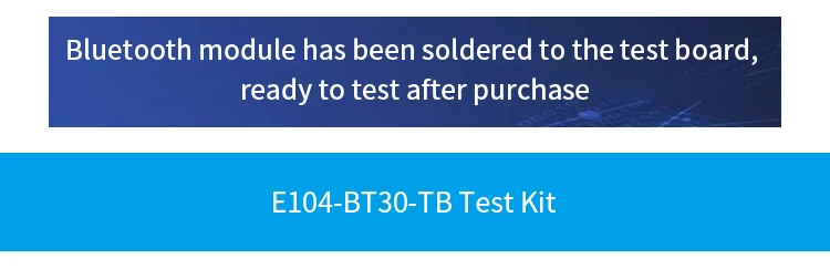 Модуль Bluetooth адаптер тестовый комплект тестовая Плата USB SPI VBT E104-BT30-TB