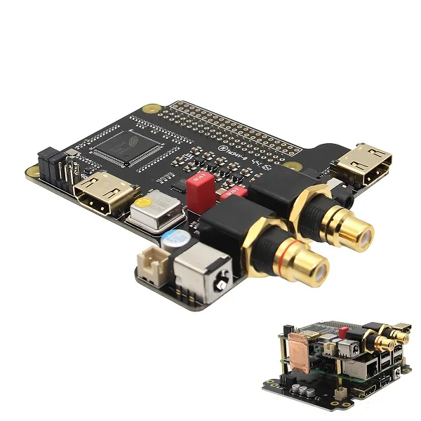 X4000 Плата расширения HIFI аудио мини ПК для Raspberry Pi 3 Model B/2B/B