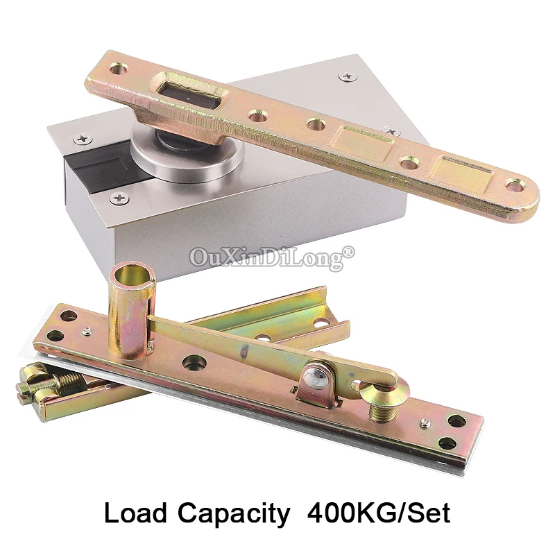 High Quality 1Set Heavy Duty Door Pivot Hinges 360 Degree Rotary Floor Spring Door Hinges