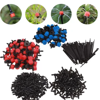 

60m PIPEGarden Drip Irrigation Kit Micro Mist Spray Cooling System 4/7mm Hose Automatic Watering Sprinkler Dripper Tee Connector