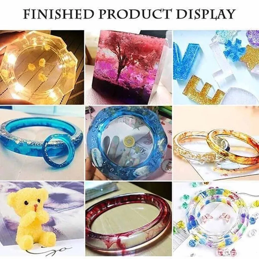 127pcs pendant jewelry mirror glue mold handmade crystal glue mold set DIY crystal glue jewelry mold 20D31 (4)