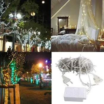 

10M 100 LED Fairy String Light Christmas Wedding Party Decor Home Lamp 220V