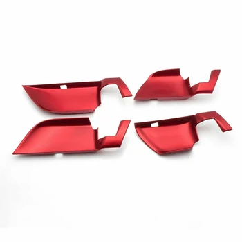 

New Arrival High Quality Red Inner Door Handle Bowl Cover Trim Interior Decor For Honda Accord 2018 2019